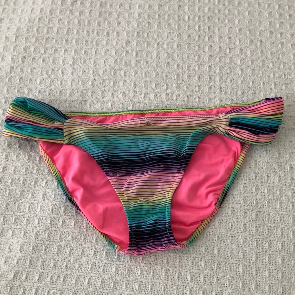 Multi colored bikini bottoms